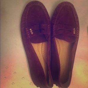 Burgundy RL Loafers
